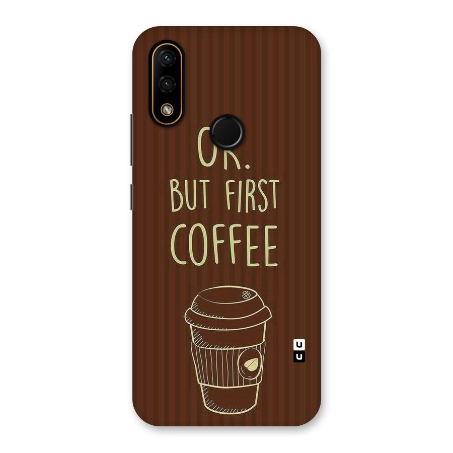 Coffee Stripes Back Case for Lenovo A6 Note