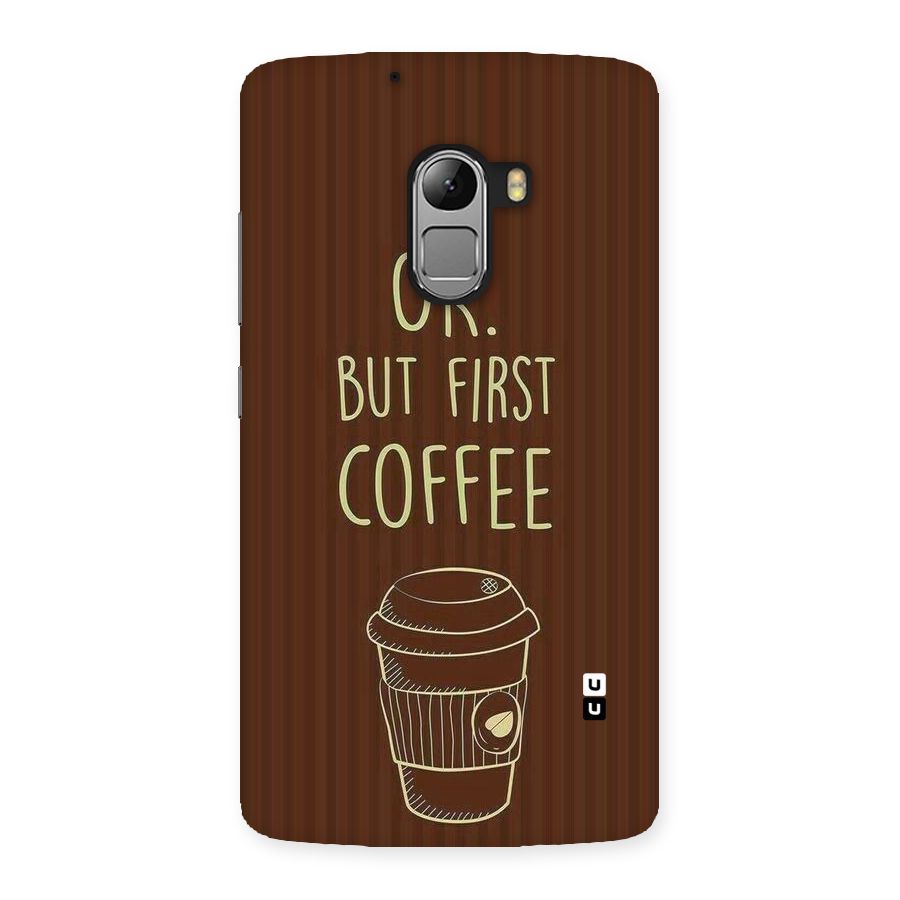 Coffee Stripes Back Case for Lenovo K4 Note