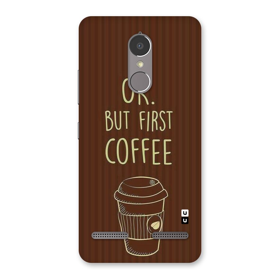 Coffee Stripes Back Case for Lenovo K6 Power