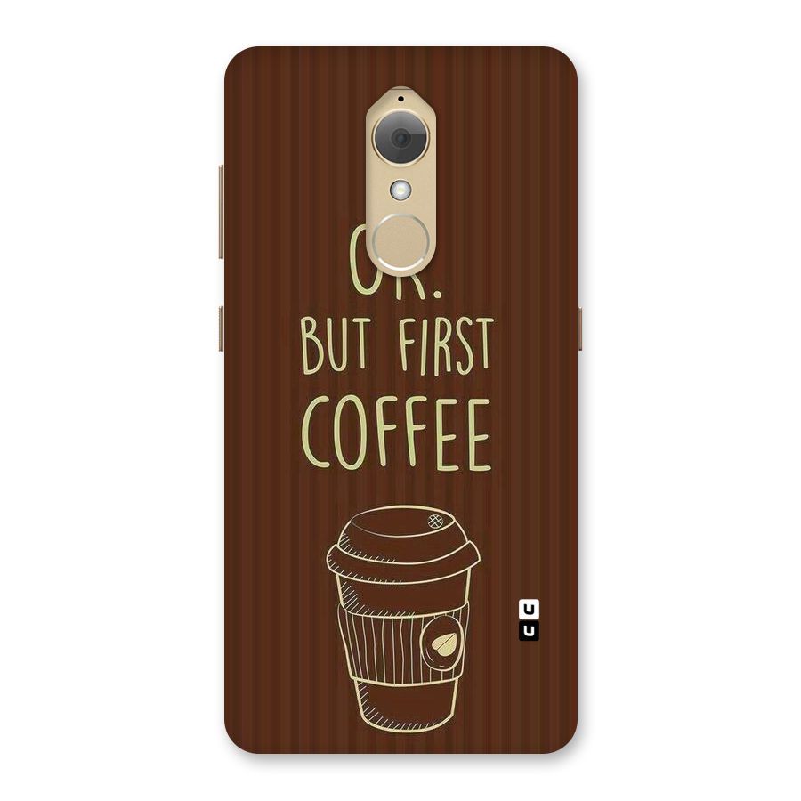Coffee Stripes Back Case for Lenovo K8