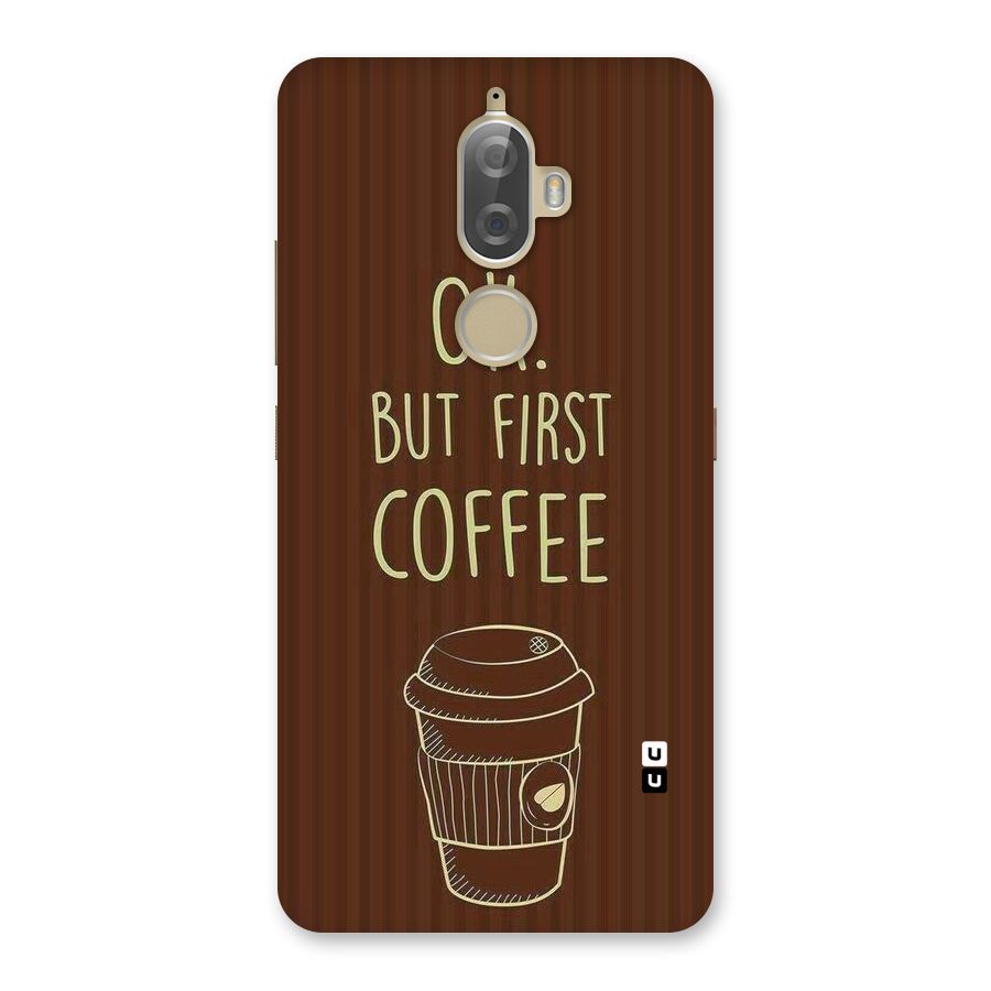 Coffee Stripes Back Case for Lenovo K8 Plus