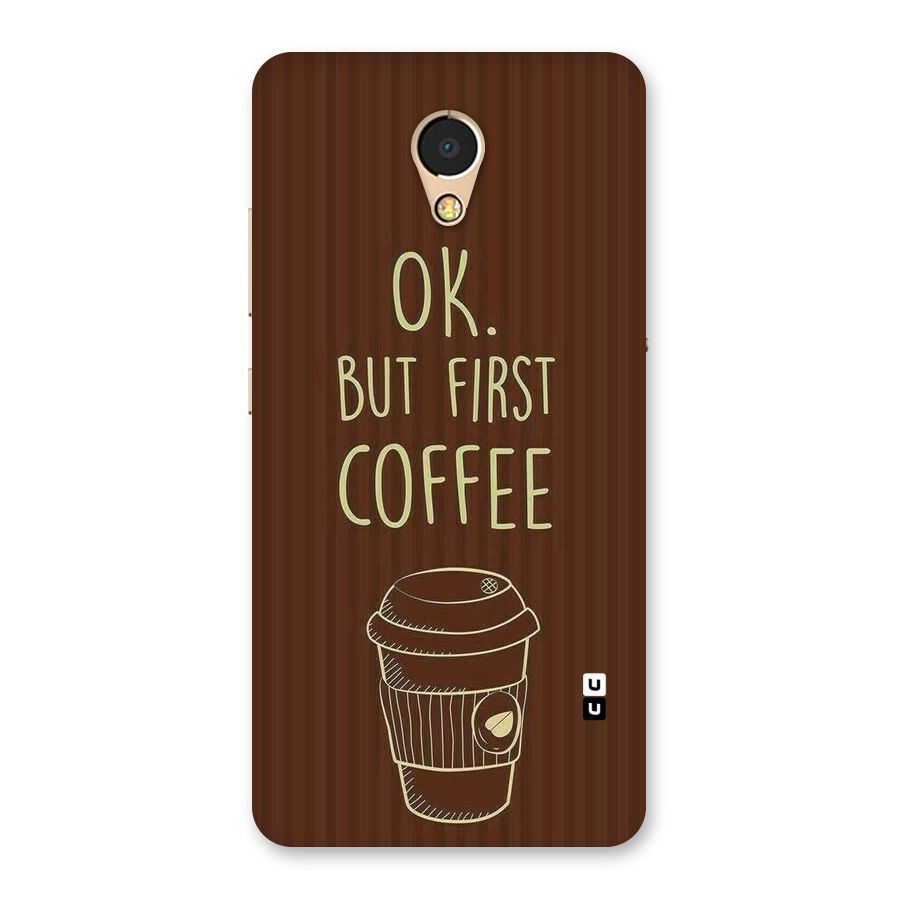 Coffee Stripes Back Case for Lenovo P2