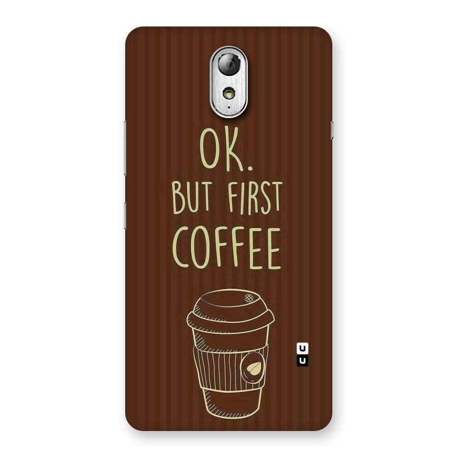 Coffee Stripes Back Case for Lenovo Vibe P1M