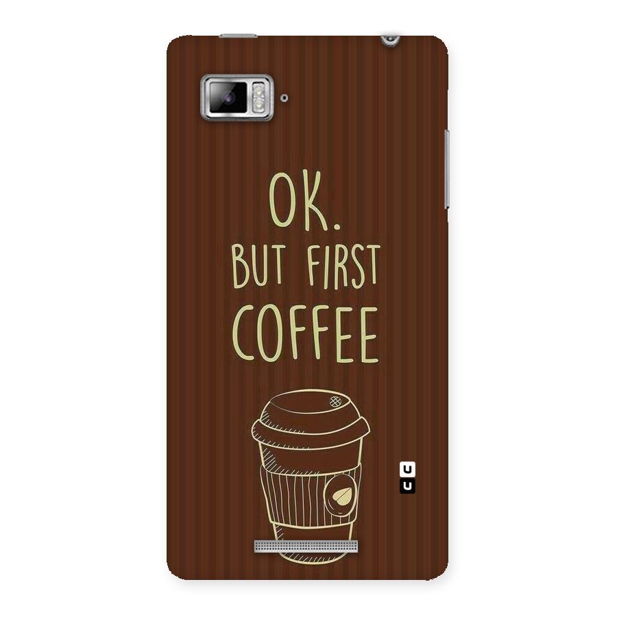 Coffee Stripes Back Case for Lenovo Vibe Z K910