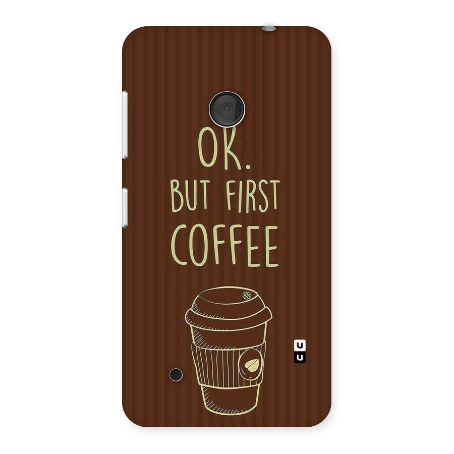 Coffee Stripes Back Case for Lumia 530