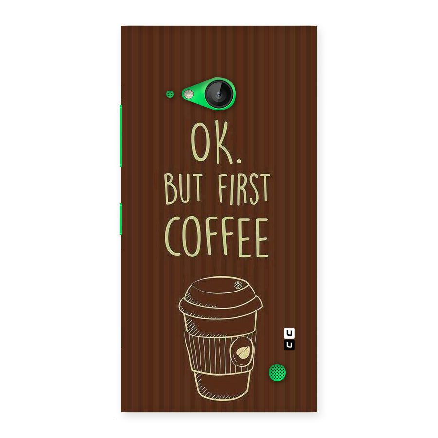 Coffee Stripes Back Case for Lumia 730