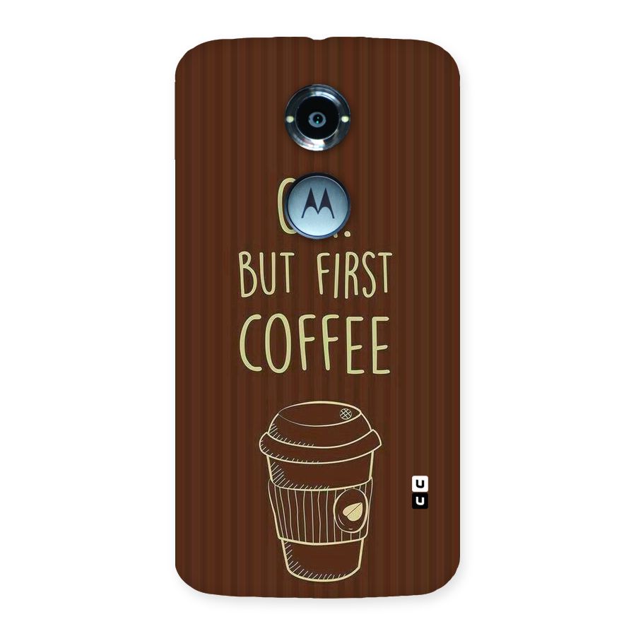 Coffee Stripes Back Case for Moto X 2nd Gen