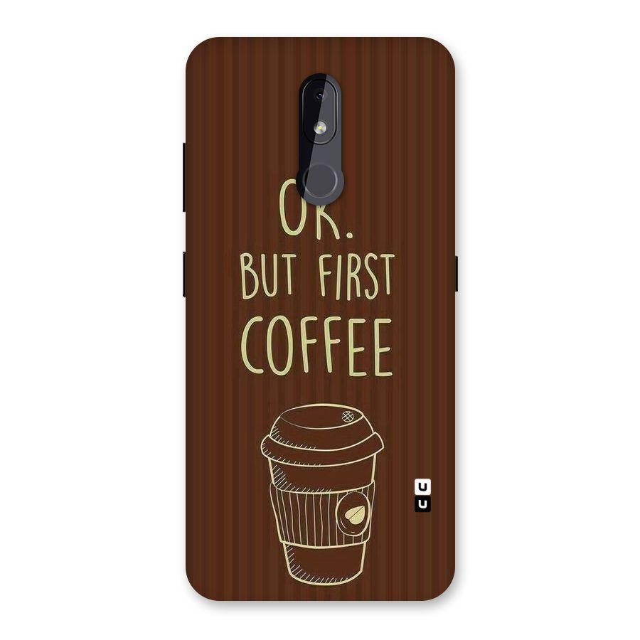 Coffee Stripes Back Case for Nokia 3.2