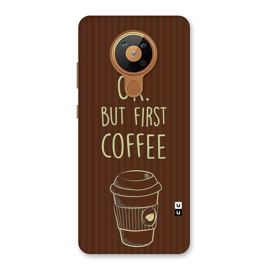 Coffee Stripes Back Case for Nokia 5.3