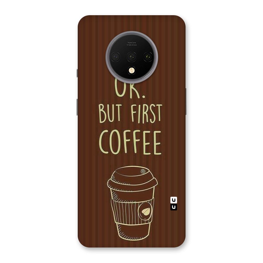 Coffee Stripes Back Case for OnePlus 7T