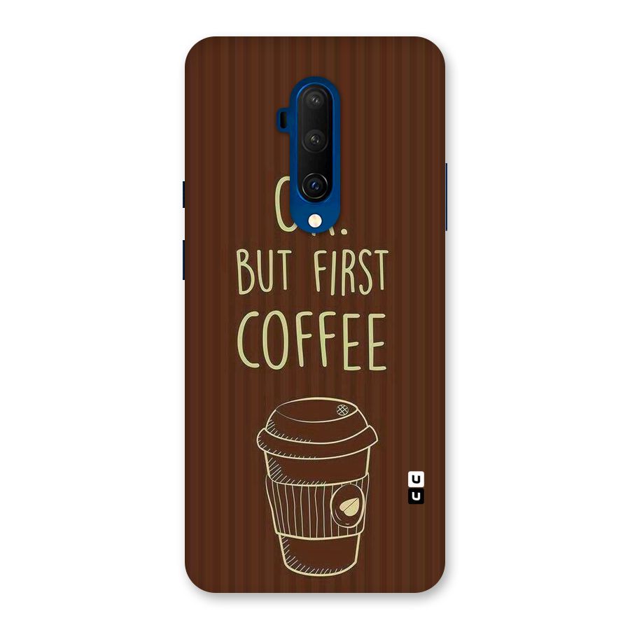 Coffee Stripes Back Case for OnePlus 7T Pro