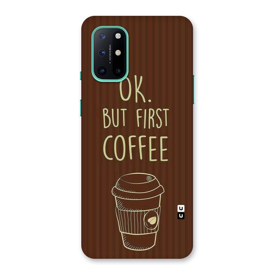 Coffee Stripes Back Case for OnePlus 8T