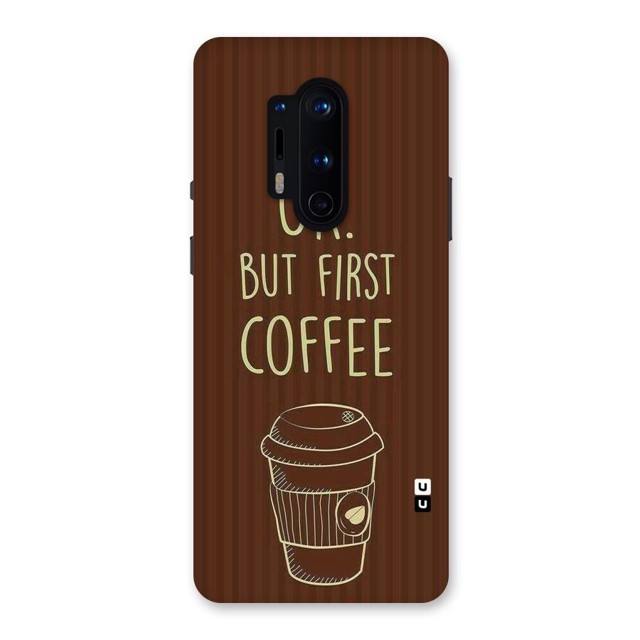 Coffee Stripes Back Case for OnePlus 8 Pro
