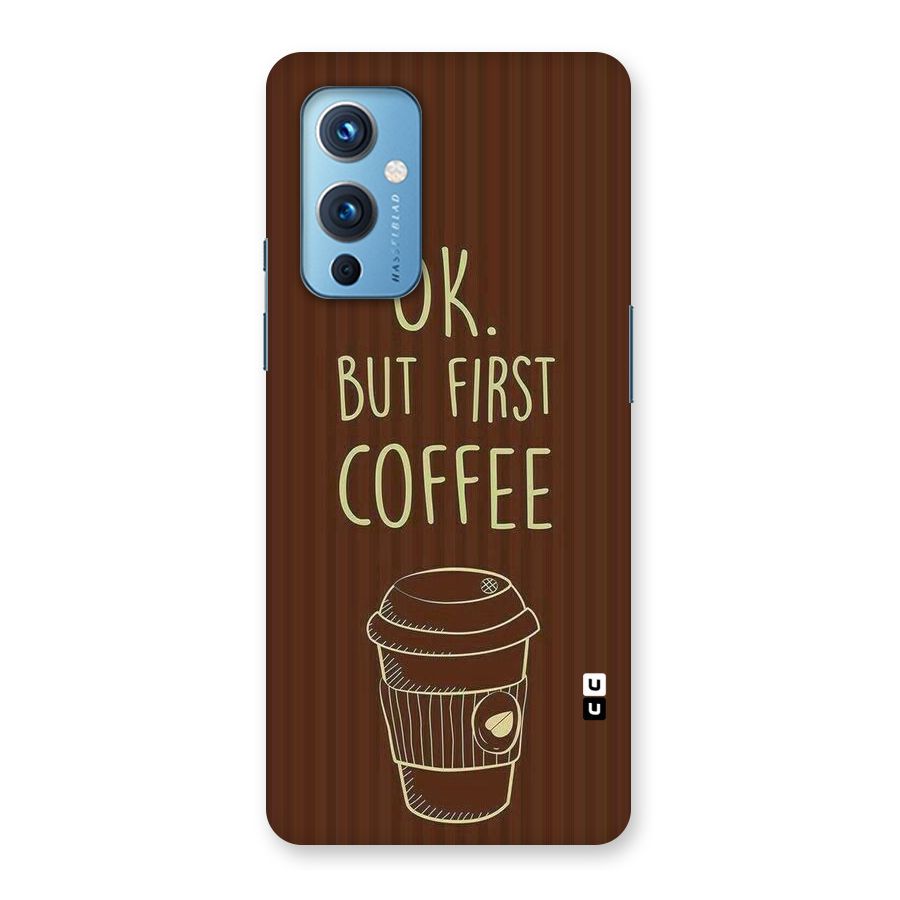 Coffee Stripes Back Case for OnePlus 9
