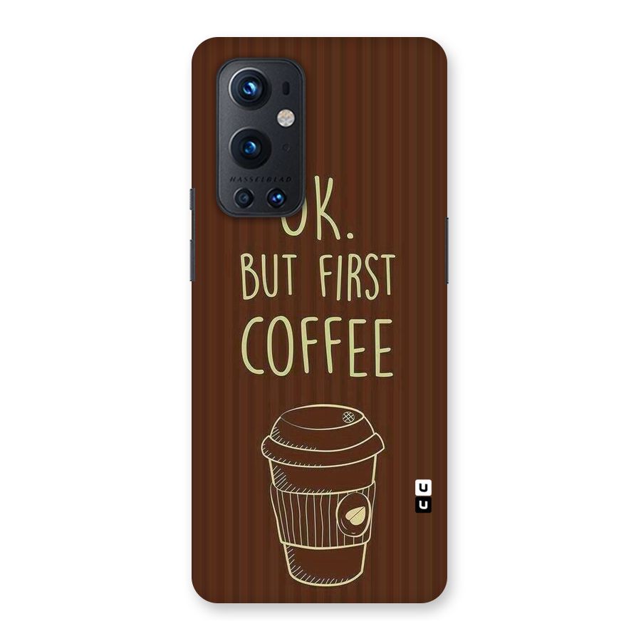 Coffee Stripes Back Case for OnePlus 9 Pro