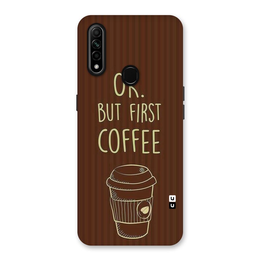 Coffee Stripes Back Case for Oppo A31