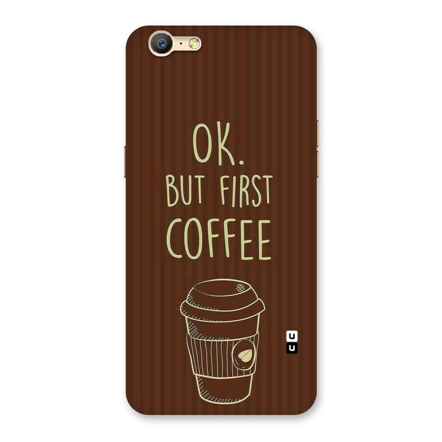 Coffee Stripes Back Case for Oppo A39
