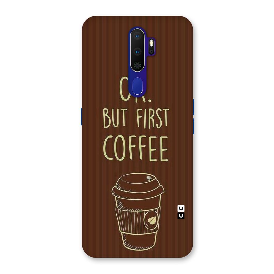 Coffee Stripes Back Case for Oppo A9 (2020)