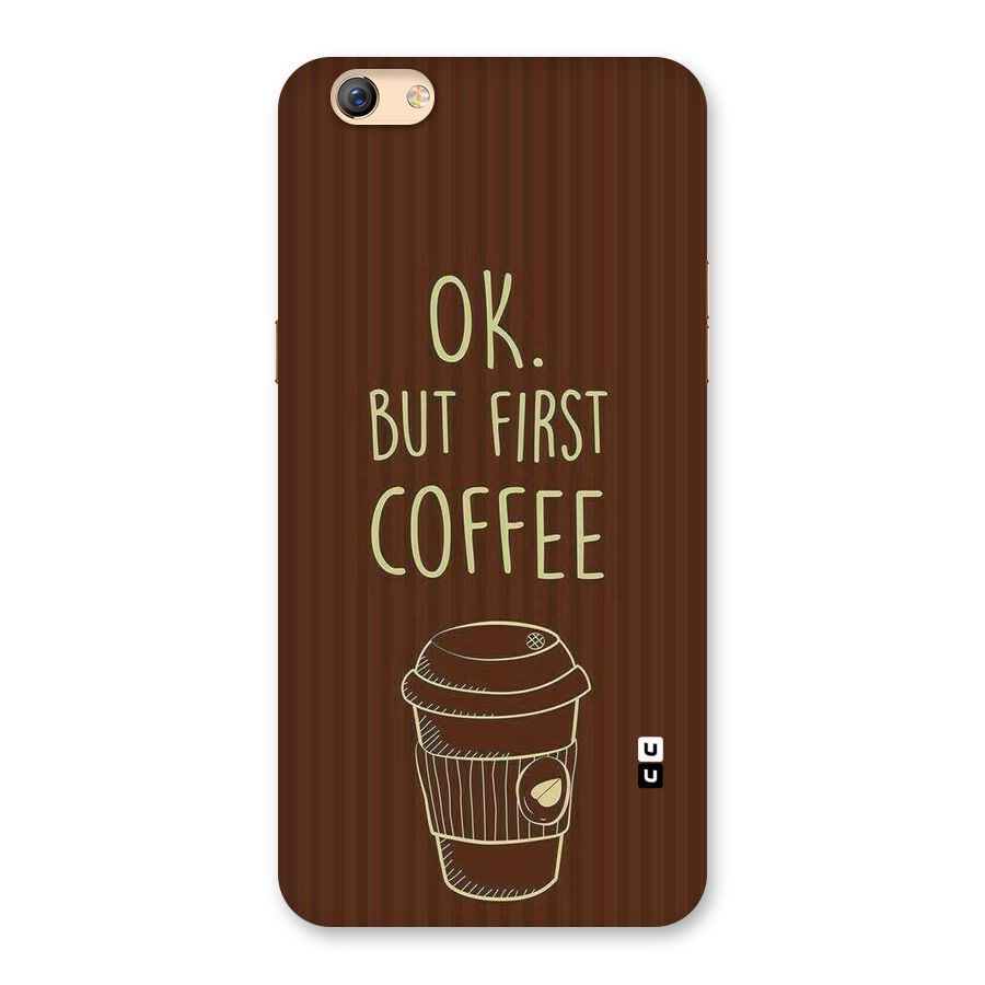 Coffee Stripes Back Case for Oppo F3 Plus