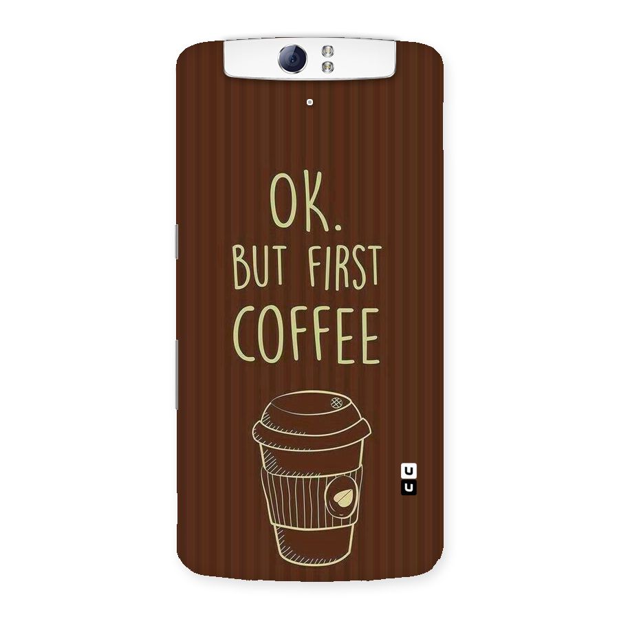 Coffee Stripes Back Case for Oppo N1