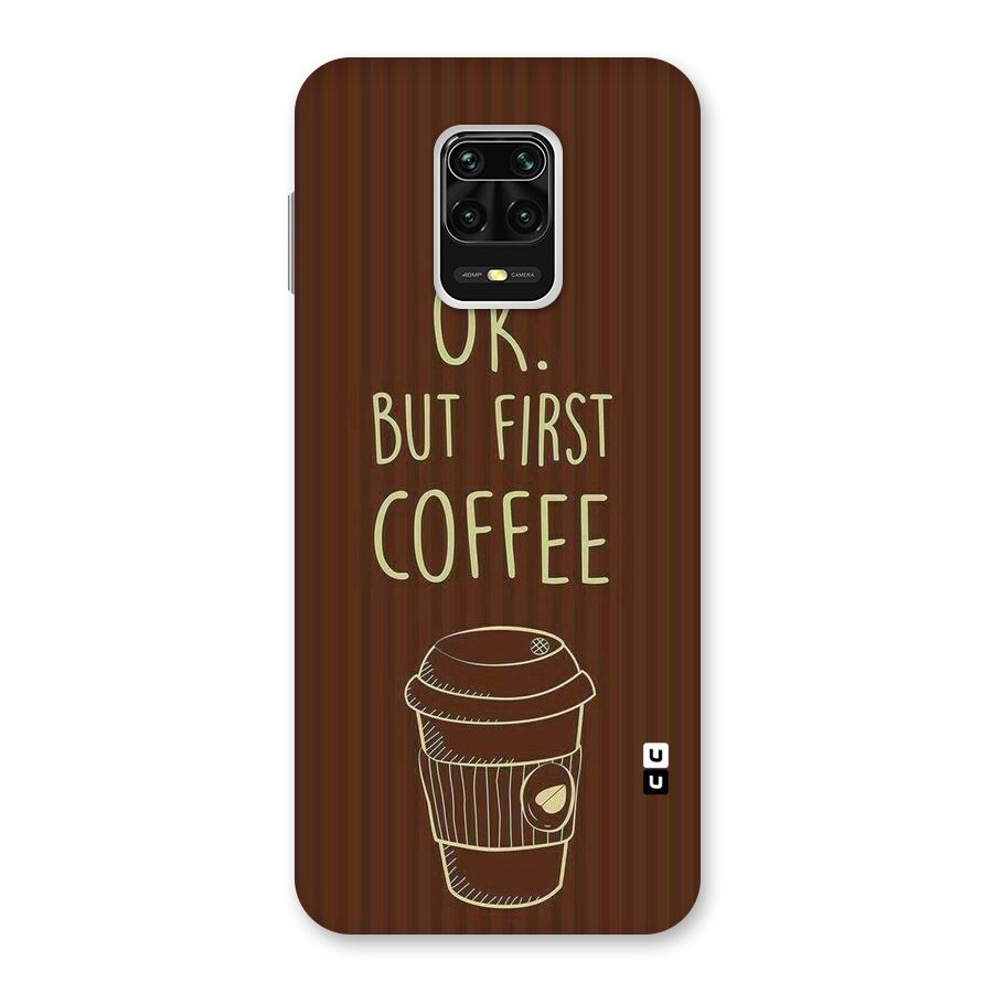 Coffee Stripes Back Case for Poco M2 Pro