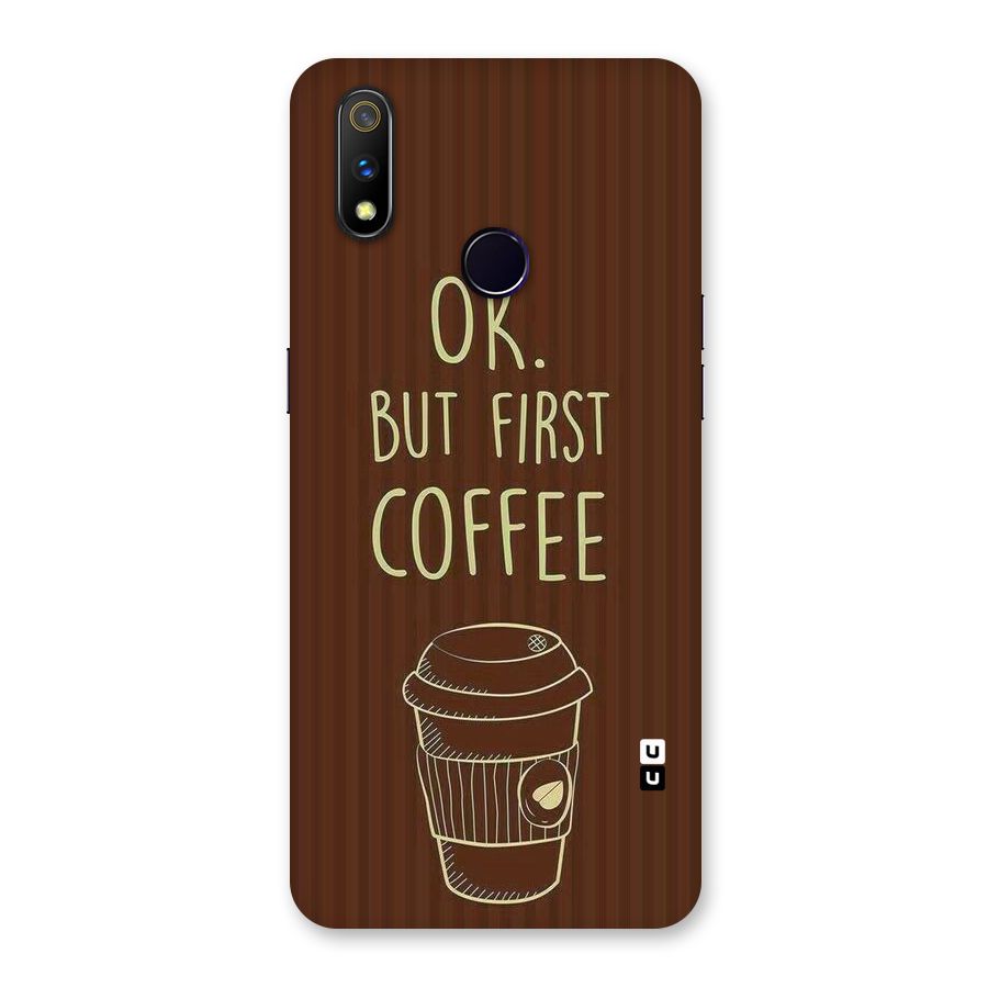 Coffee Stripes Back Case for Realme 3 Pro
