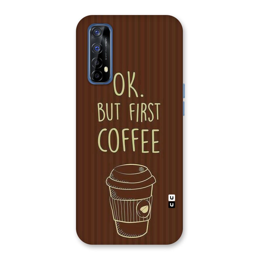 Coffee Stripes Back Case for Realme 7
