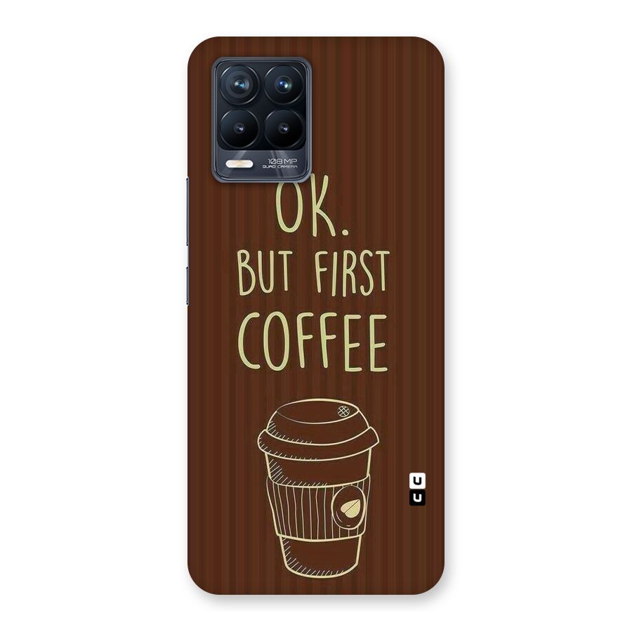 Coffee Stripes Back Case for Realme 8 Pro