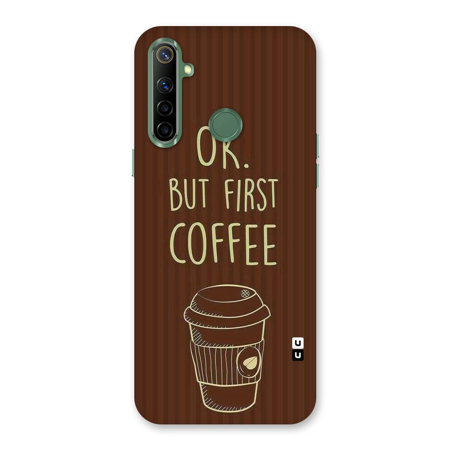 Coffee Stripes Back Case for Realme Narzo 10