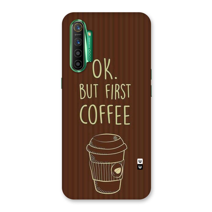 Coffee Stripes Back Case for Realme X2