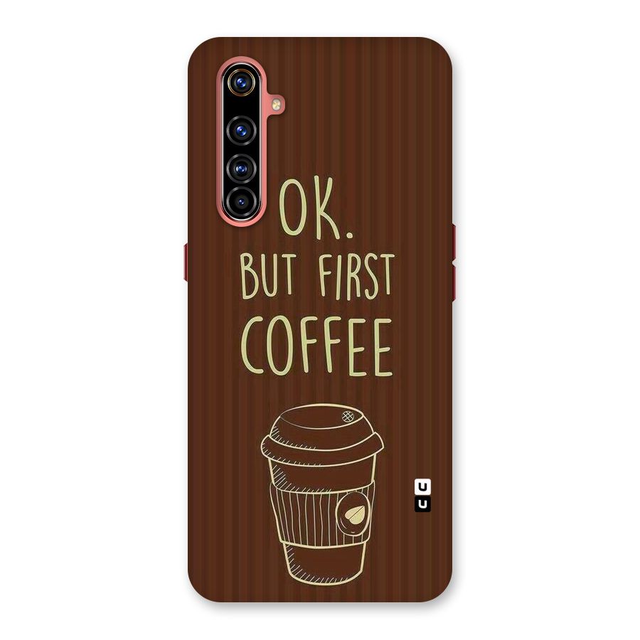 Coffee Stripes Back Case for Realme X50 Pro