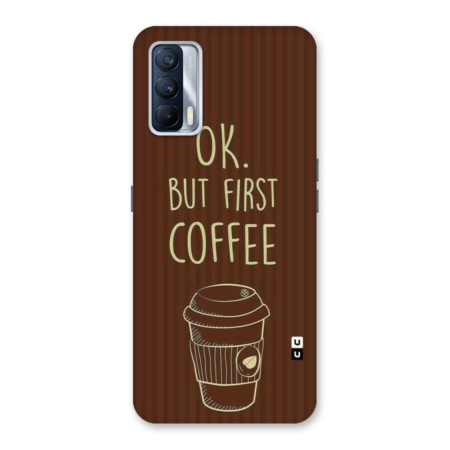 Coffee Stripes Back Case for Realme X7