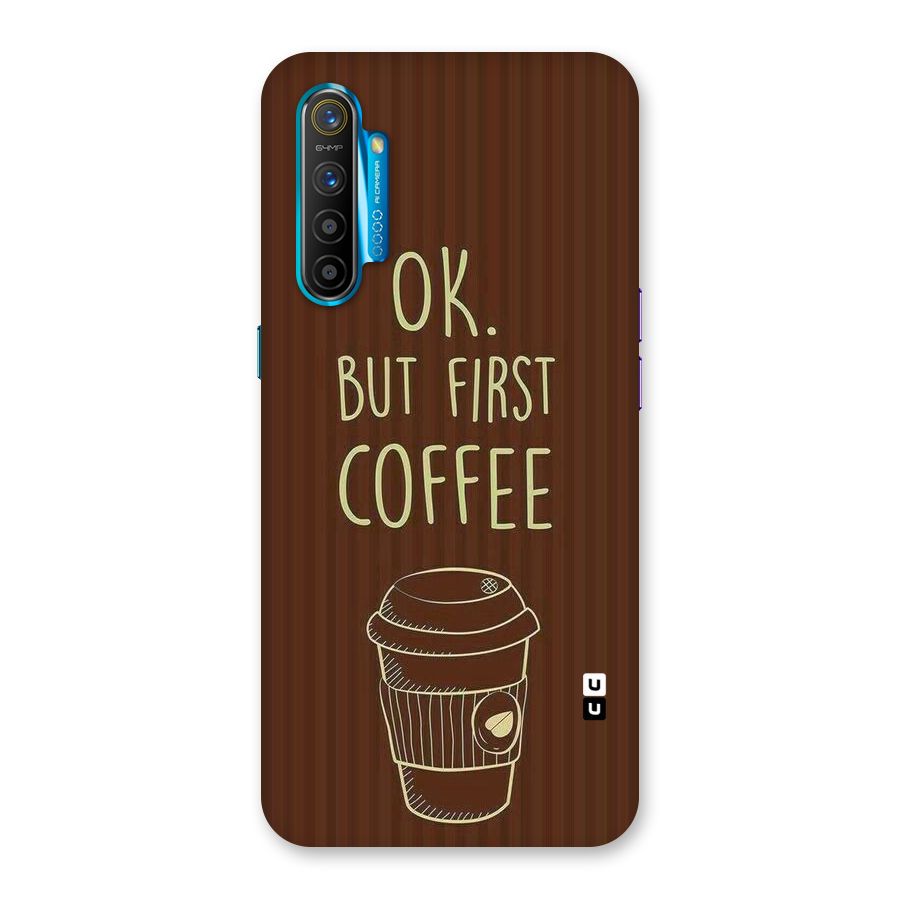 Coffee Stripes Back Case for Realme XT