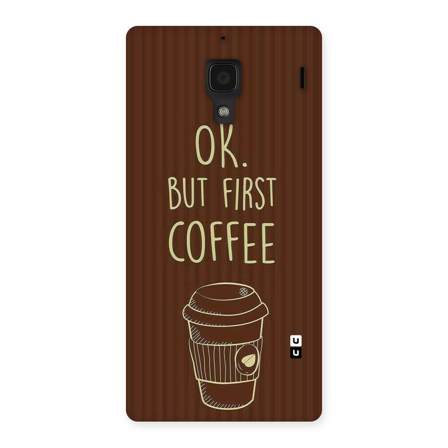 Coffee Stripes Back Case for Redmi 1S