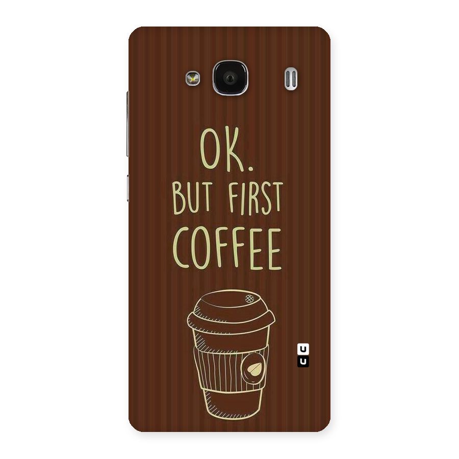 Coffee Stripes Back Case for Redmi 2s