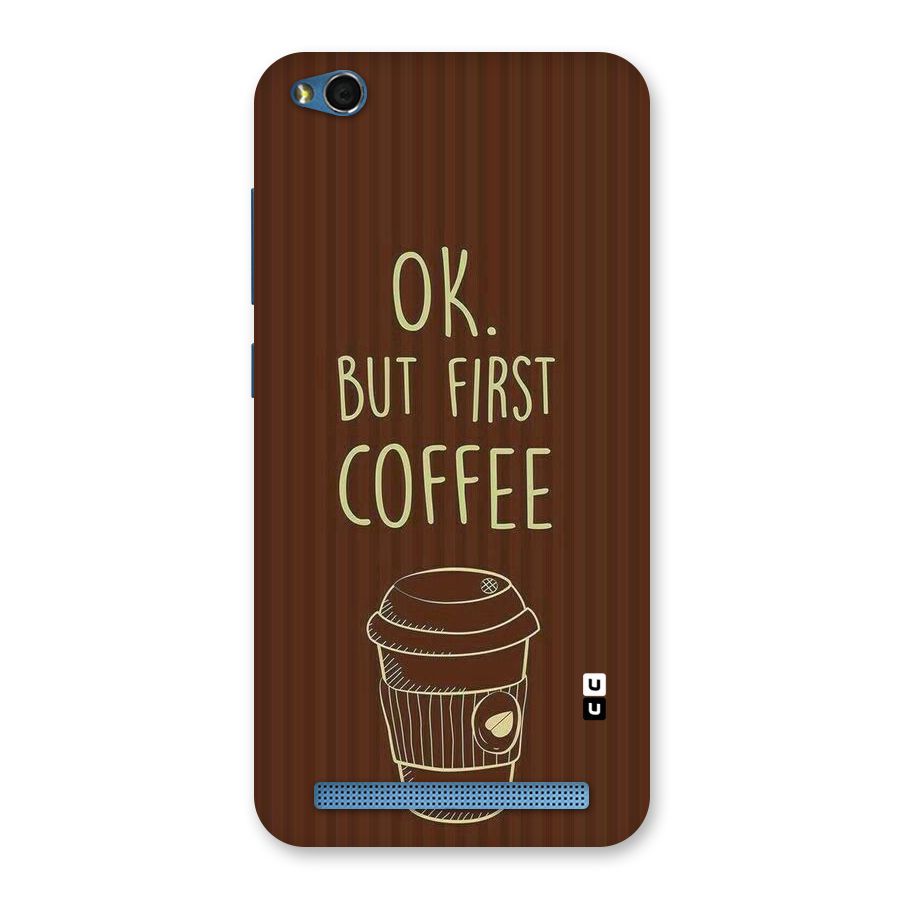 Coffee Stripes Back Case for Redmi 5A
