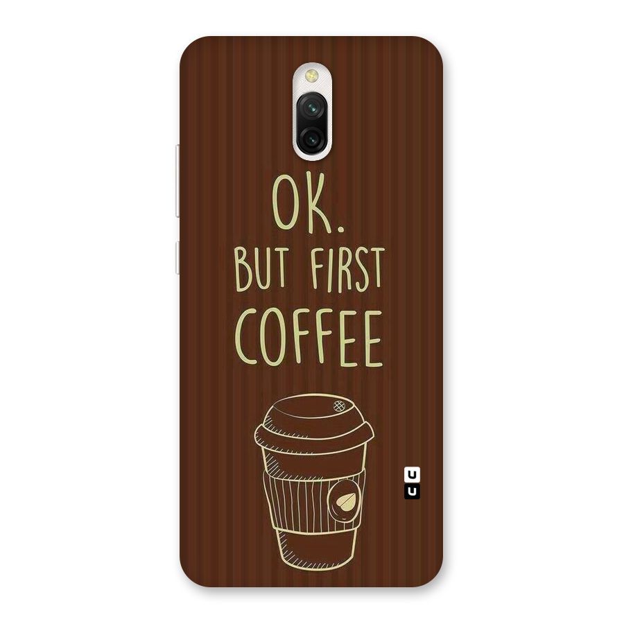 Coffee Stripes Back Case for Redmi 8A Dual