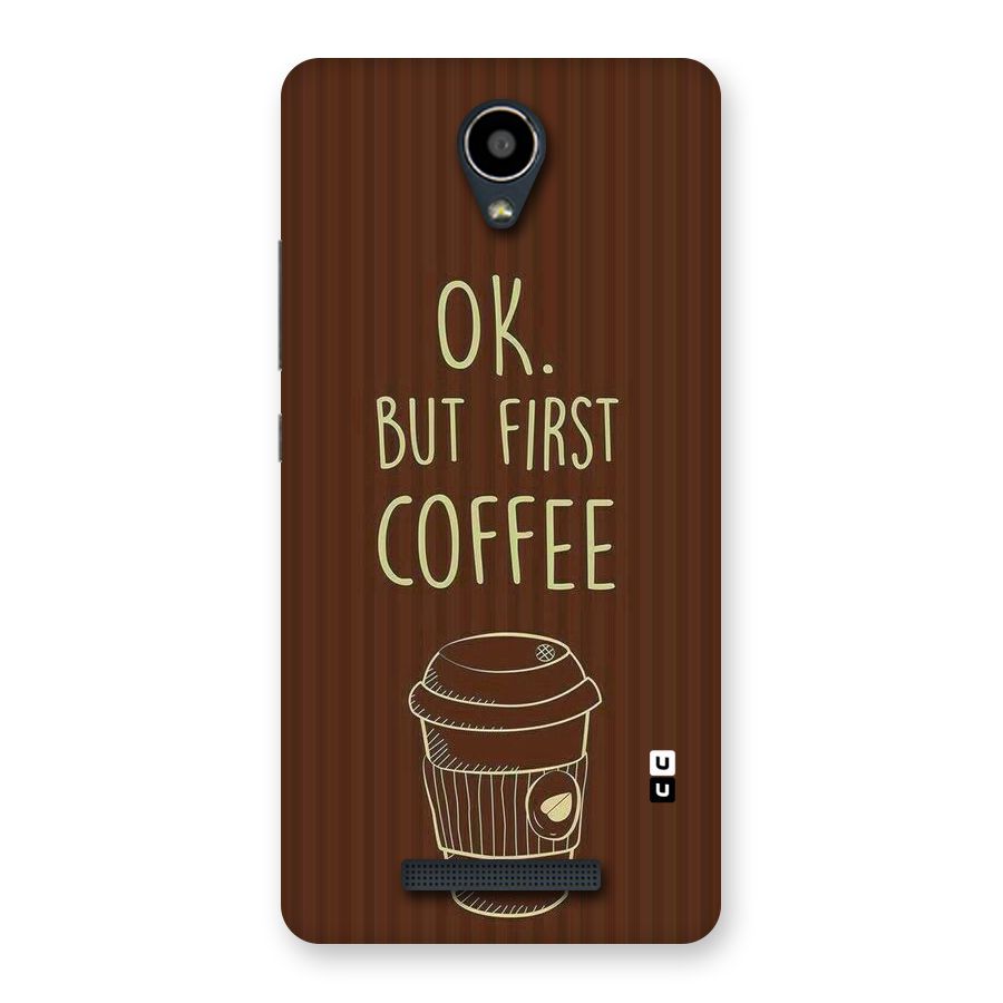 Coffee Stripes Back Case for Redmi Note 2