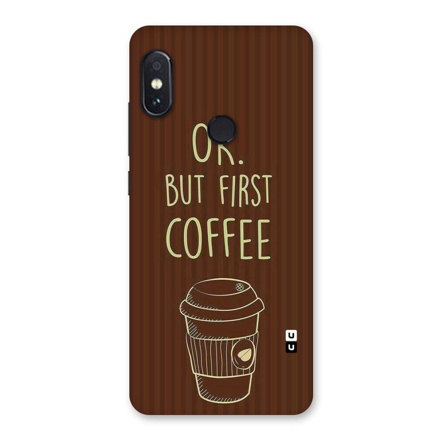 Coffee Stripes Back Case for Redmi Note 5 Pro