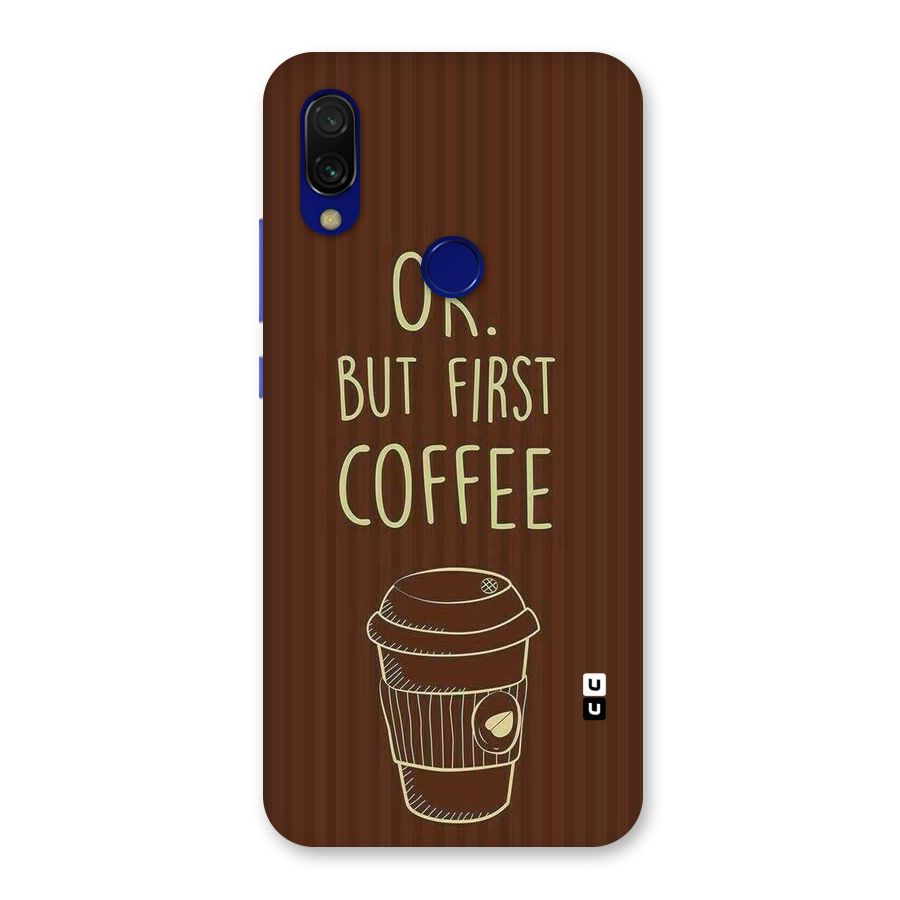 Coffee Stripes Back Case for Redmi Y3