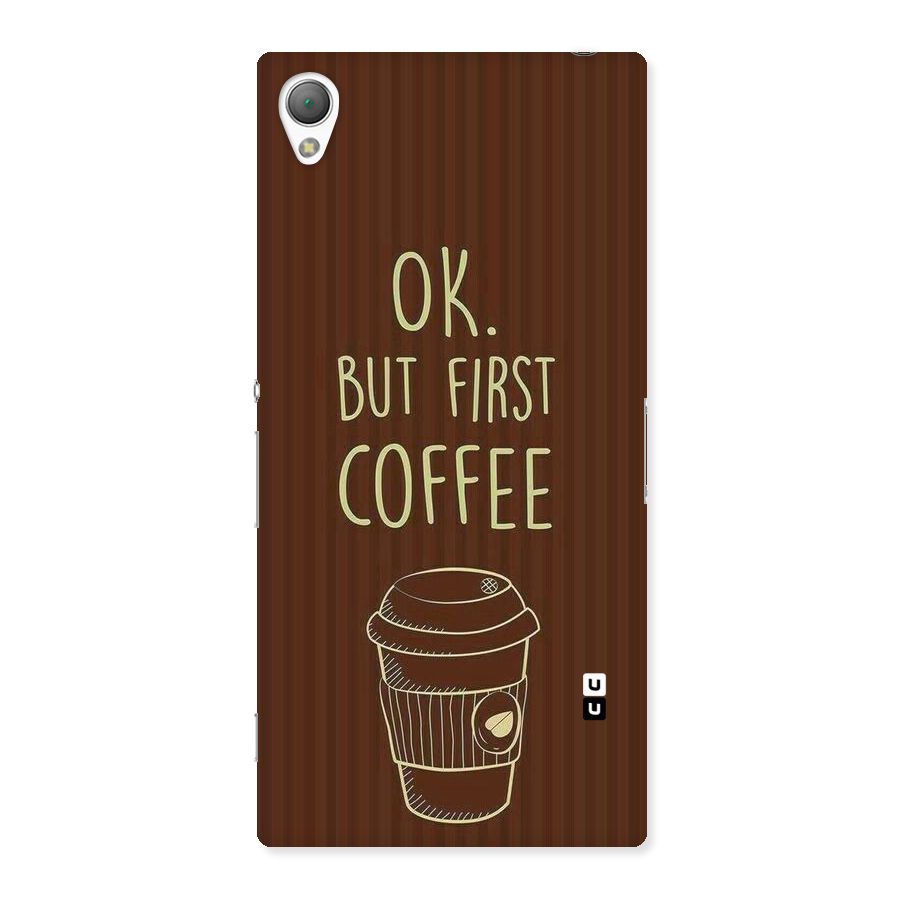 Coffee Stripes Back Case for Sony Xperia Z3