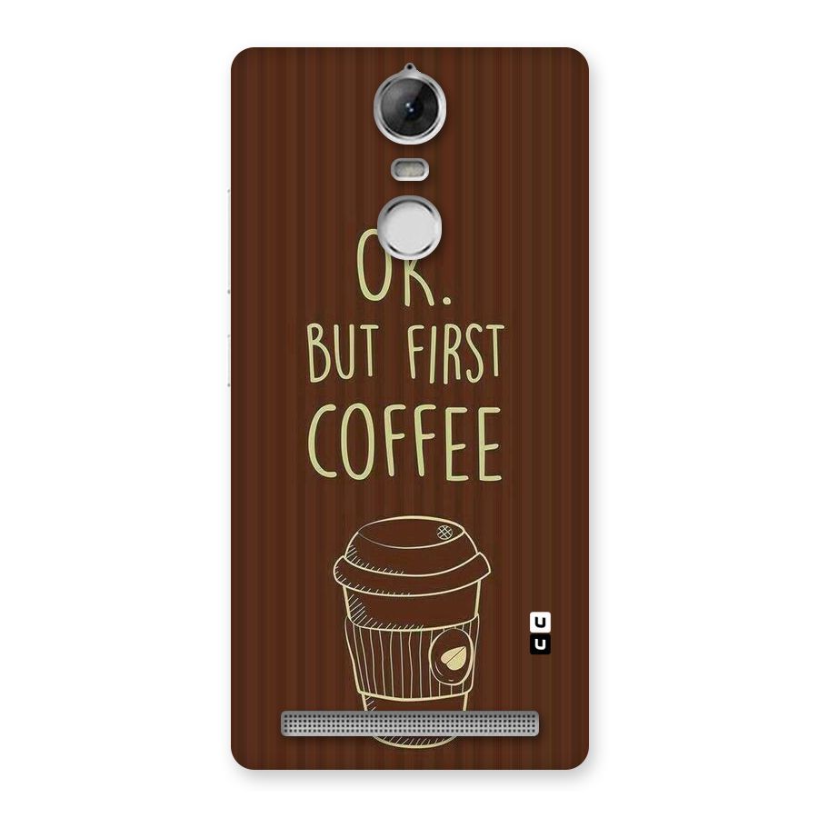 Coffee Stripes Back Case for Vibe K5 Note