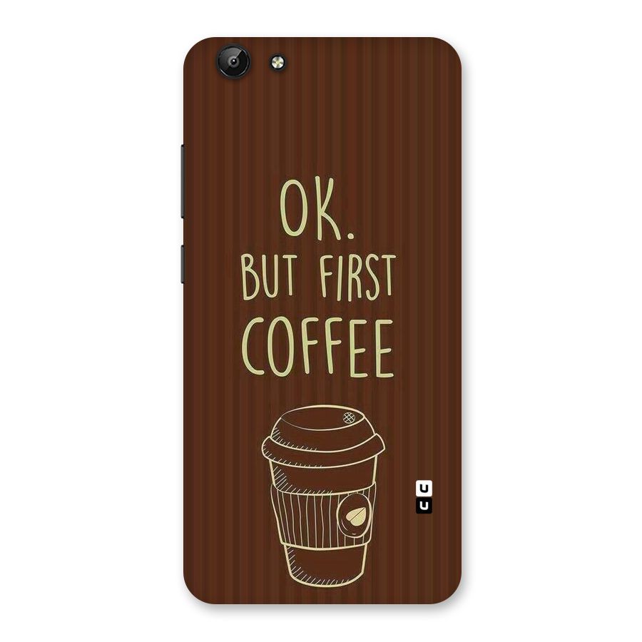 Coffee Stripes Back Case for Vivo Y69