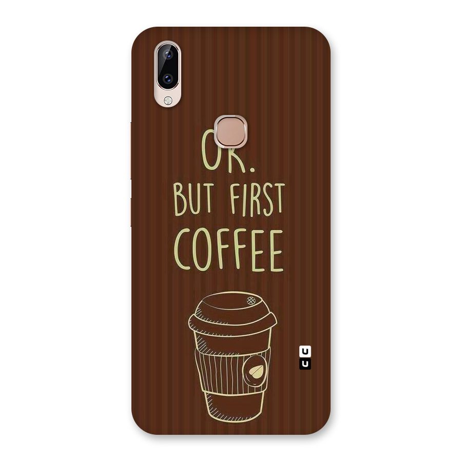 Coffee Stripes Back Case for Vivo Y83 Pro