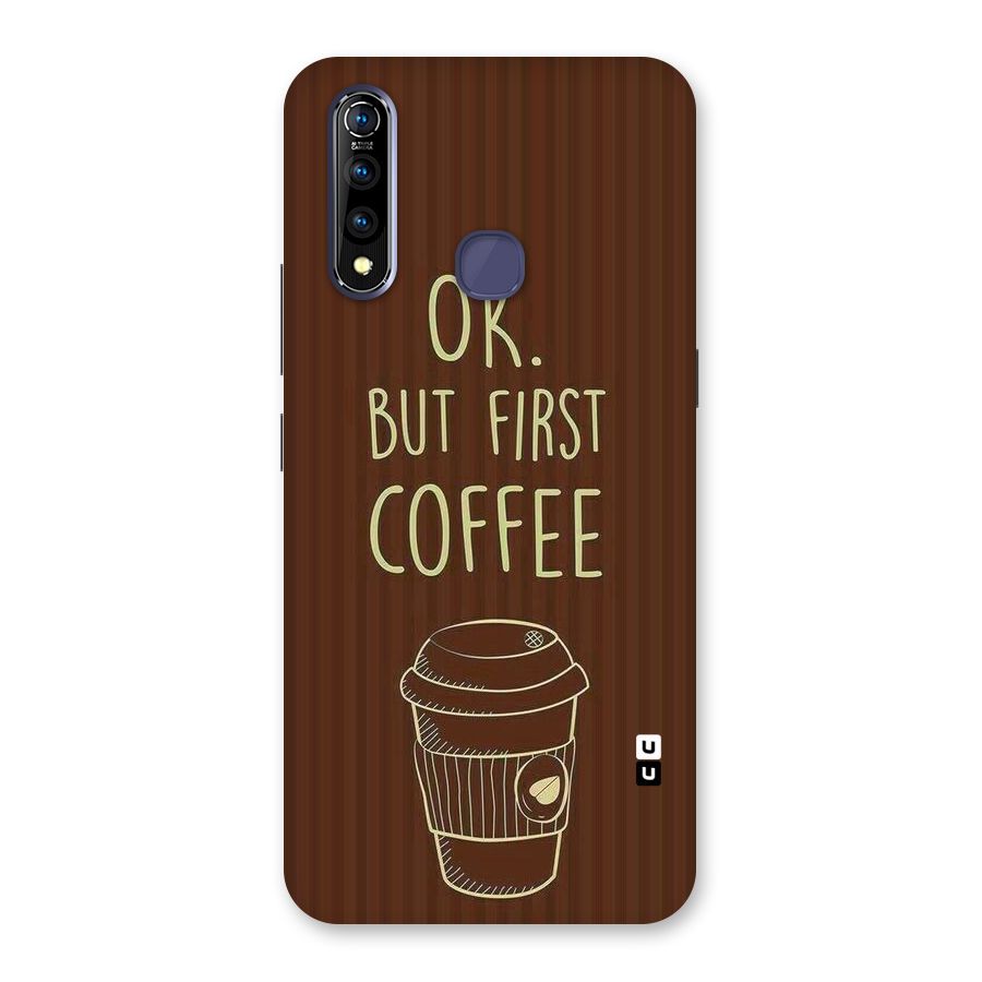 Coffee Stripes Back Case for Vivo Z1 Pro