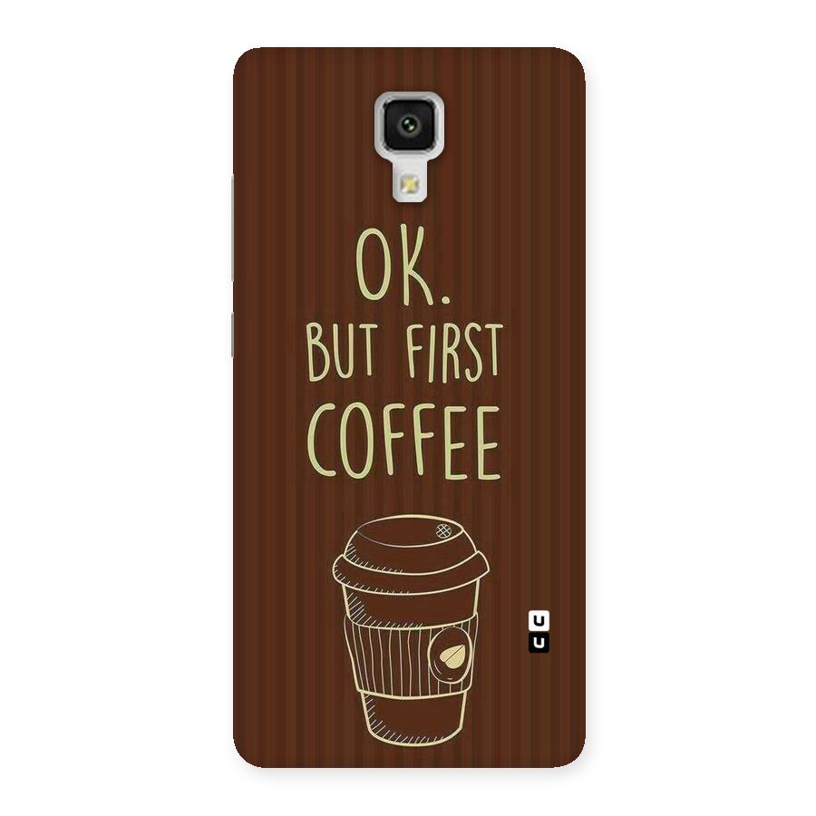 Coffee Stripes Back Case for Xiaomi Mi 4