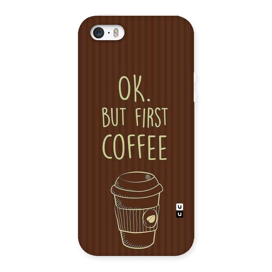 Coffee Stripes Back Case for iPhone 5 5S