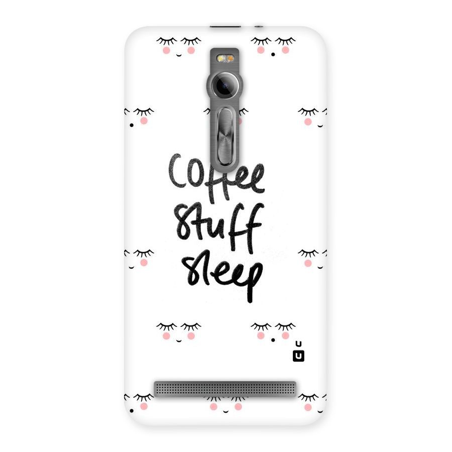 Coffee Stuff Sleep Back Case for Asus Zenfone 2
