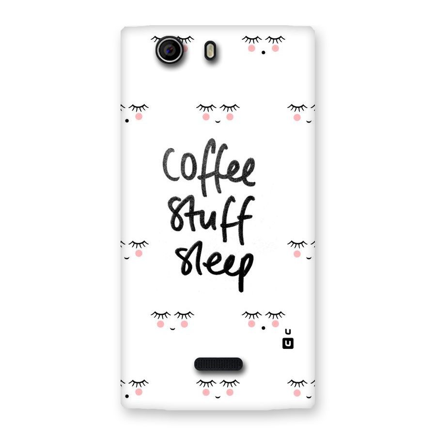 Coffee Stuff Sleep Back Case for Canvas Nitro 2 E311