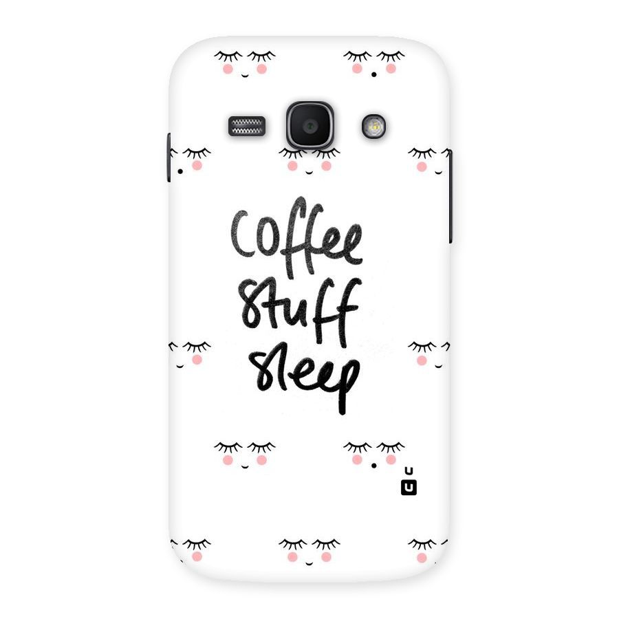 Coffee Stuff Sleep Back Case for Galaxy Ace 3
